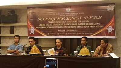 KPU Buka Perekrutan Anggota KPU di Enrekang, Luwu, Wajo, Sidrap, Pare-Pare, dan Kota Makassar