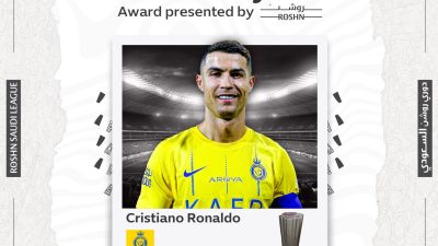 Cristiano Ronaldo Meraih Gelar Pemain Terbaik Bulan Agustus di Liga Arab Saudi