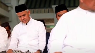 Calon Presiden PDI Perjuangan Ganjar Pranowo Muncul dalam Tayangan Azan Magrib 
