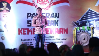 Pembukaan Semarak Kemerdekaan Bantaeng Berkibar Dipadati Warga, Ilham Azikin Harap Gerakkan Ekonomi Tingkat Dusun dan RW