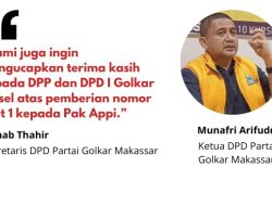 Munafri Arifuddin Diplot Jadi Nomor Satu Caleg DPRD Dapil Sulsel 1